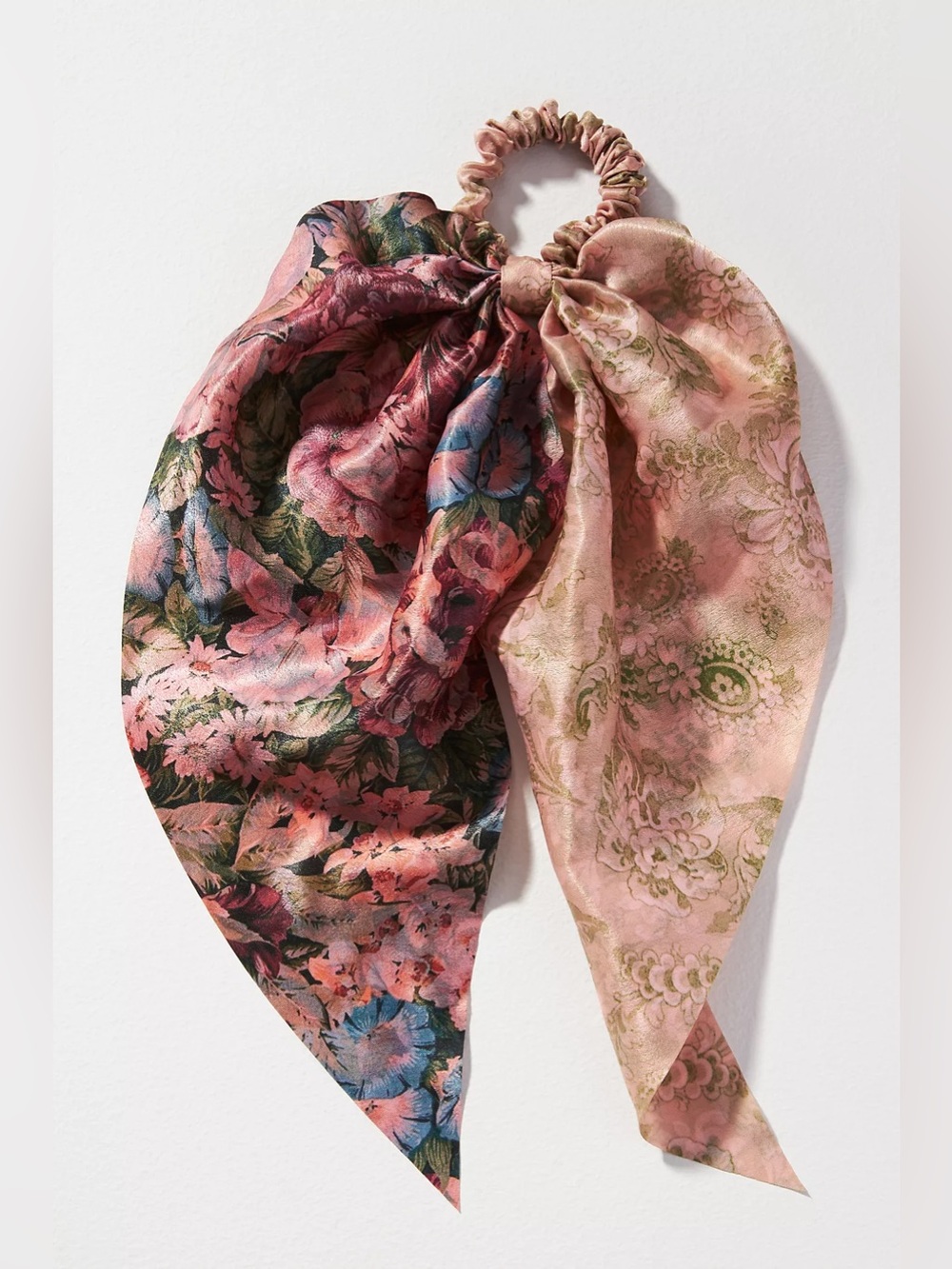 Anthropologie Kachel Vintage Floral Ponytail Holder